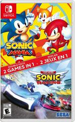 Sonic Mania + Team Sonic Racing Double Pack | (CIB) (Nintendo Switch)