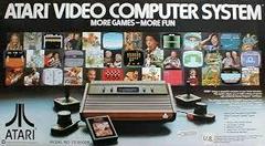 Atari 2600 System 4-Switch Wood Grain | (LS) (Atari 2600)