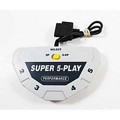 Super 5-Play Performance Multitap | (LS) (Super Nintendo)