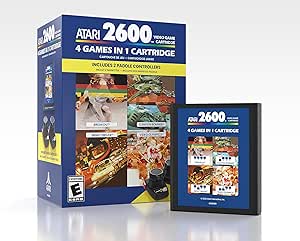 家庭用ゲームソフト Atari 2600 Atari 4 in 1 Game Cartridge 4 Games In 1 Cartridge +Paddle Controllers | (CIB) (Atari 2600