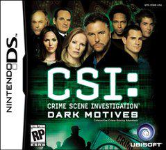 CSI Dark Motives | (LS
) (Nintendo DS)