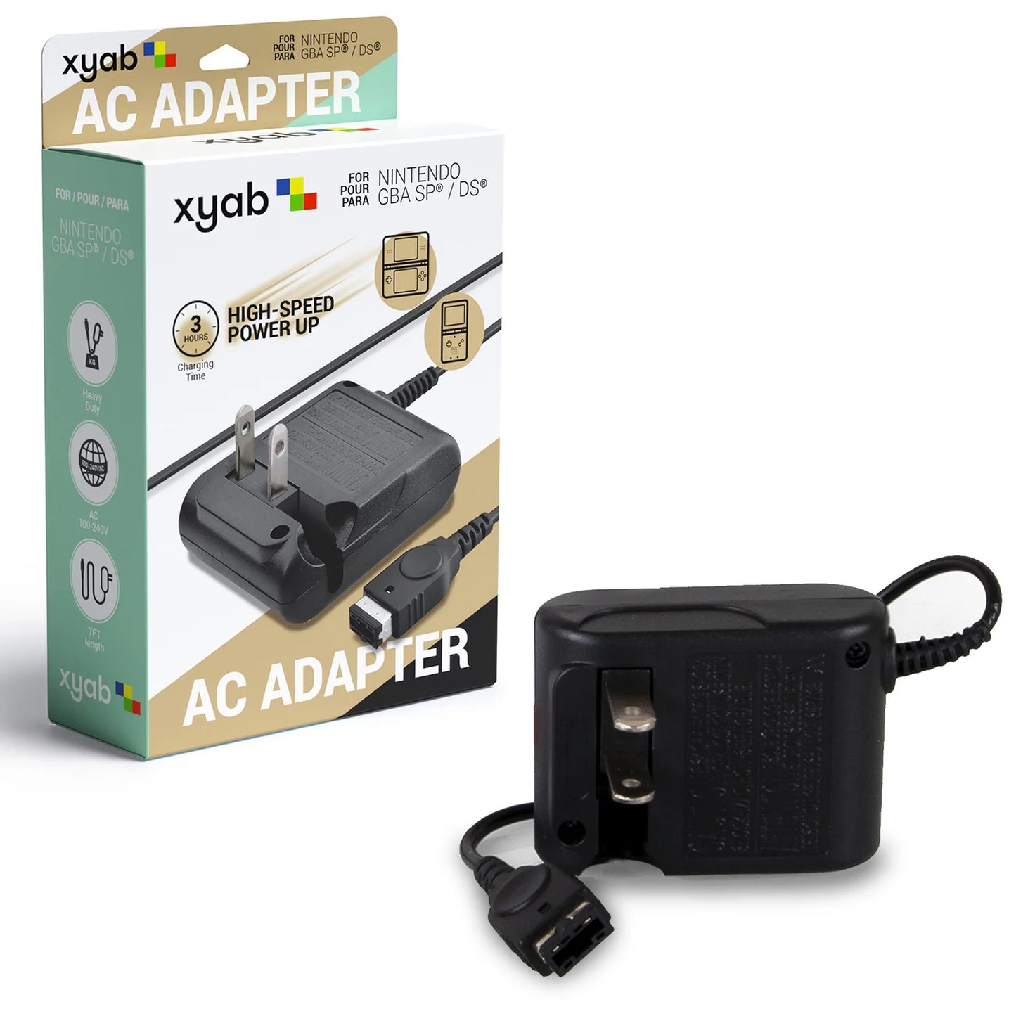DS / GAMEBOY ADVANCE SP |AC ADAPTER CHARGER (XYAB) (NEW )