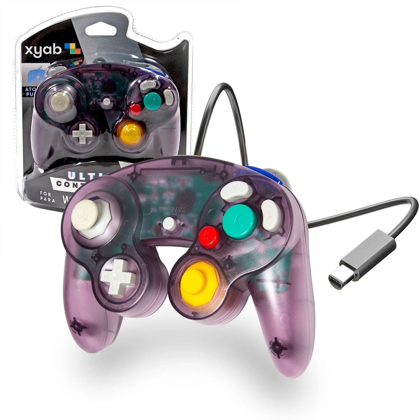 Gamecube/Wii Wired Controller Atomic Purple |(XYAB) (NEW)