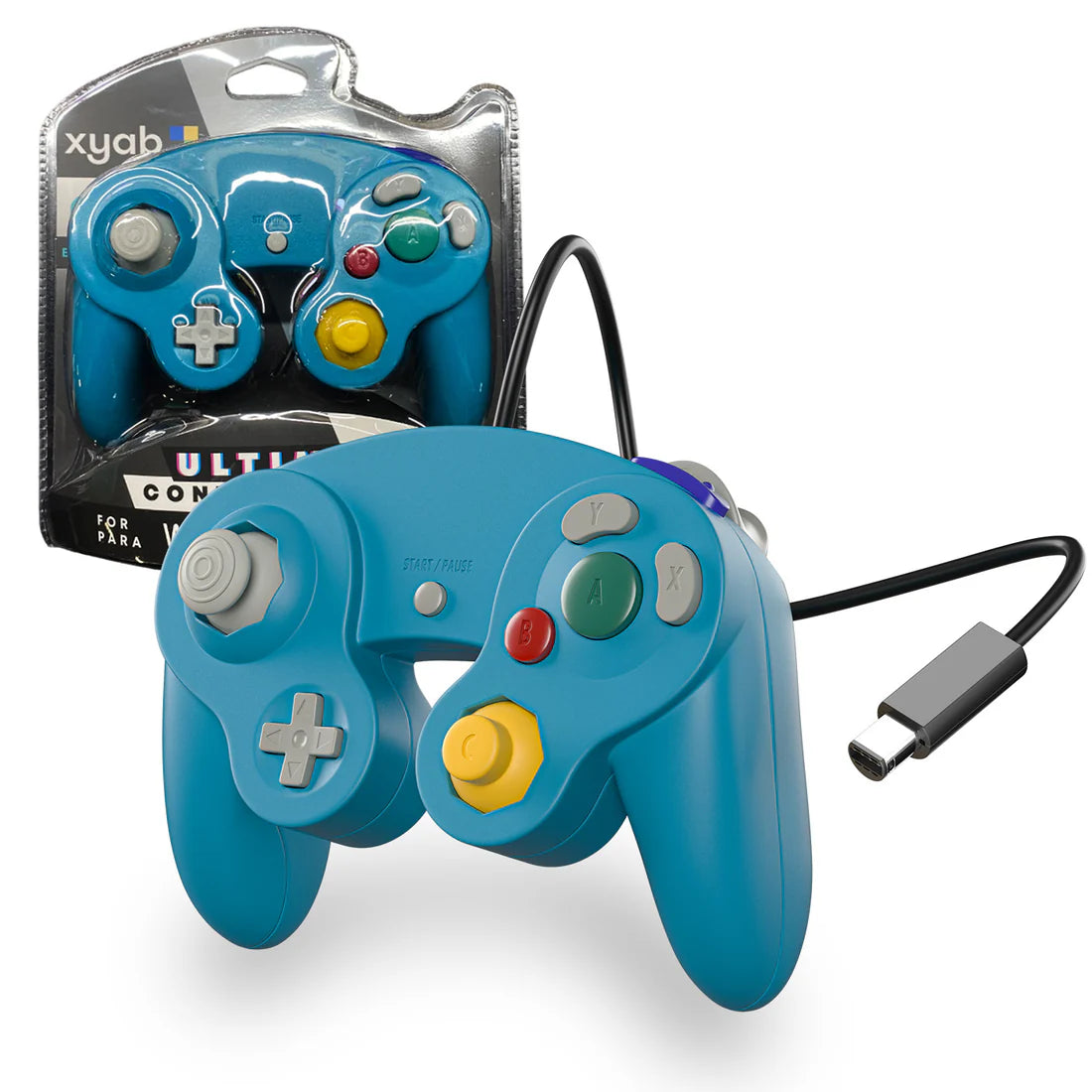 Gamecube/Wii Wired Controller |Emerald (New) XYAB