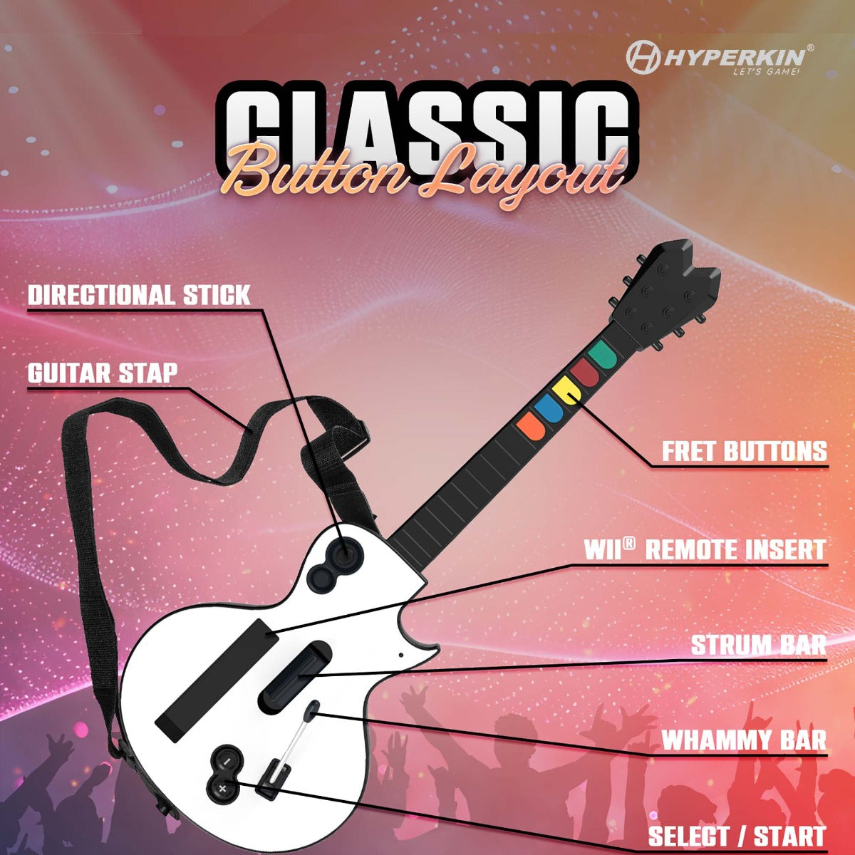 Guitar Hero/Rock Band Controller | (NEW) (Wii)