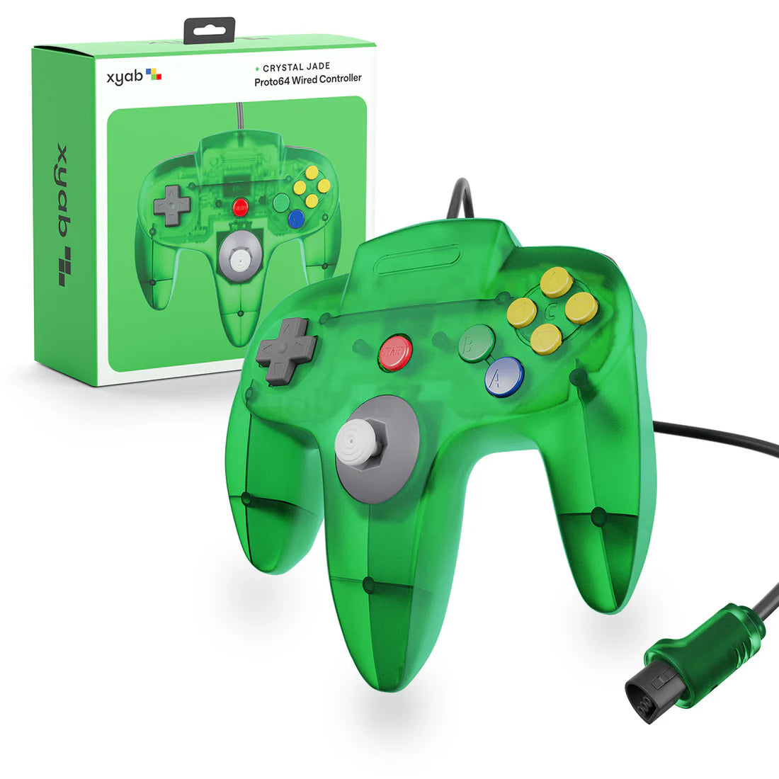N64 Wired Controller |Proto64 Jungle Green (XYAB)