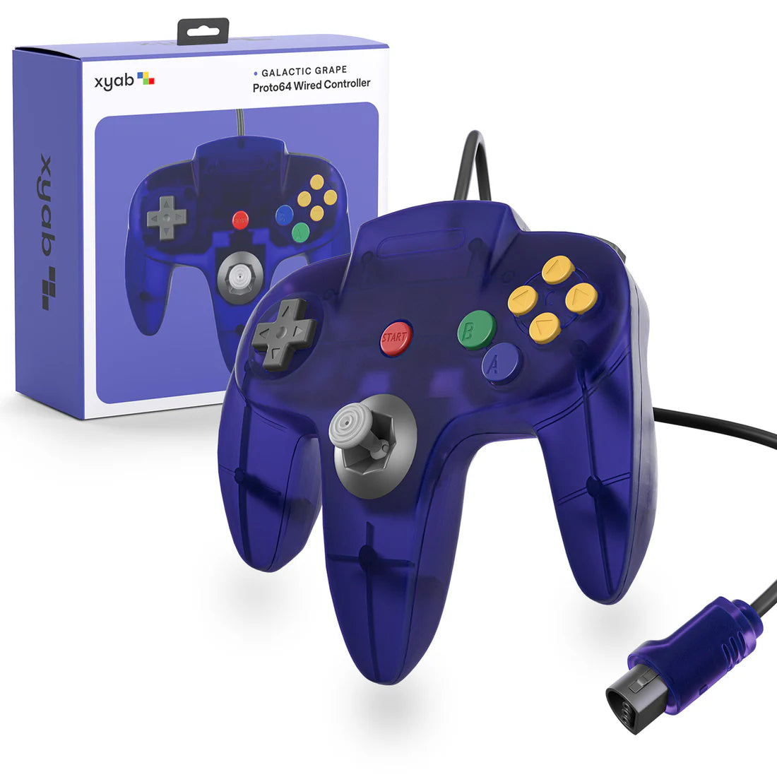 N64 Wired Controller |Proto64 Grape (XYAB)