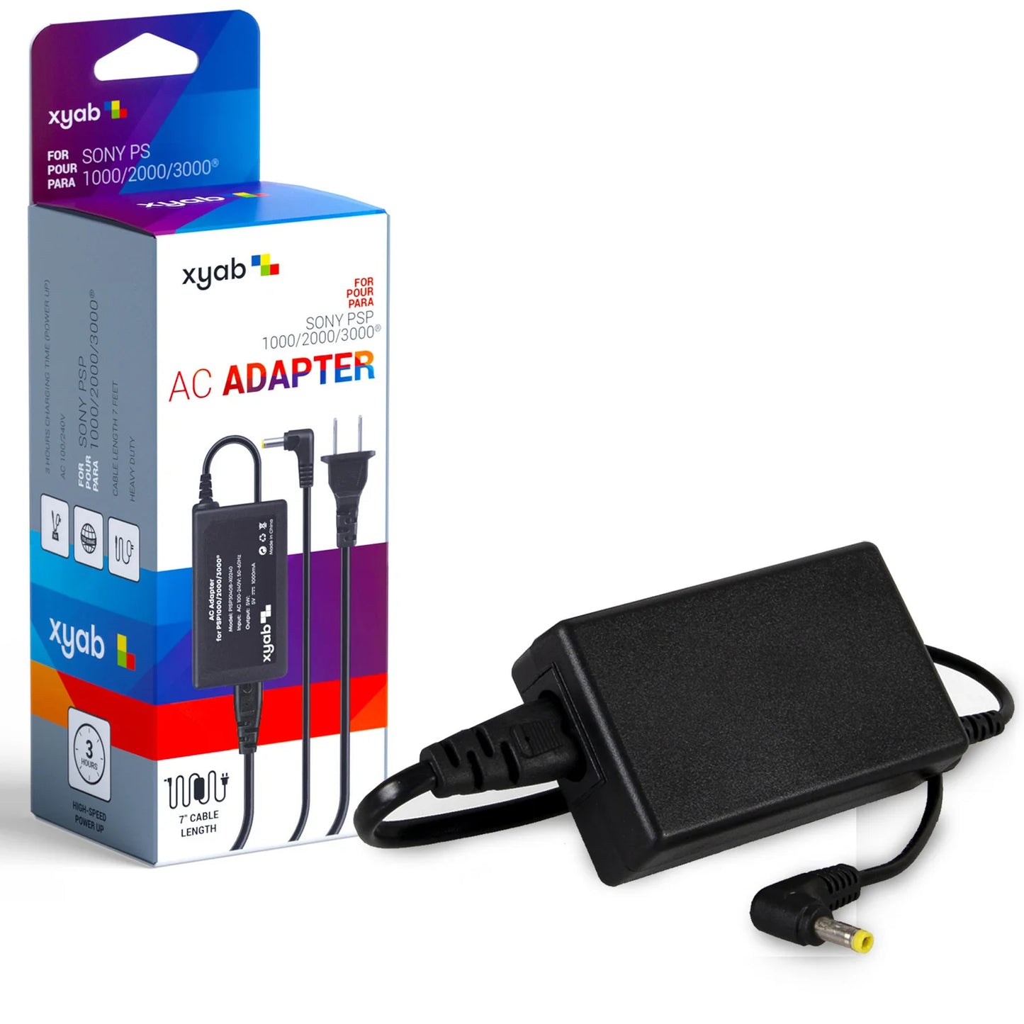PSP AC Adapter w/power cord |(XYAB) (NEW)