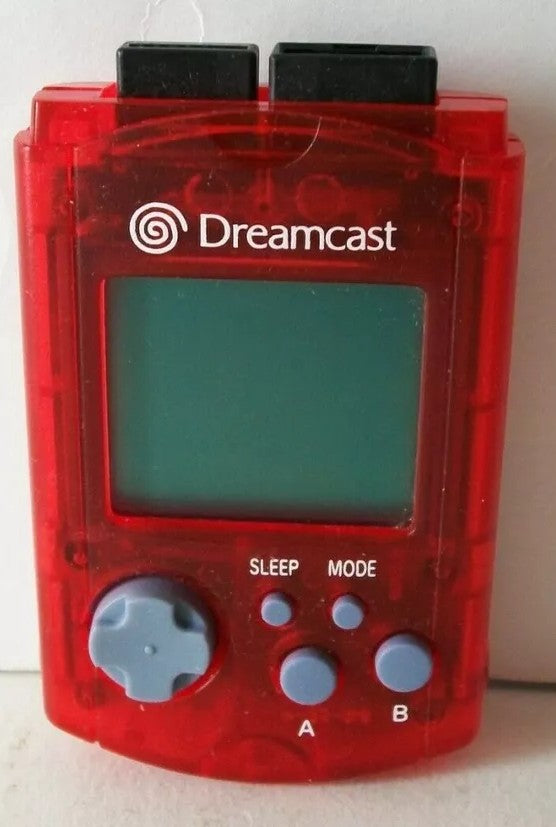 Red Dreamcast VMU | (USED
) (Sega Dreamcast)