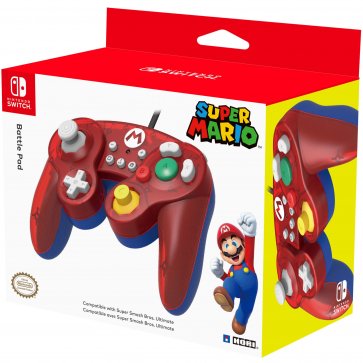 Switch Battle Pad Wired Controller |Mario (Hori) (NEW)