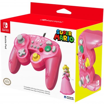 Switch Battle Pad Wired Controller |Peach (Hori) (NEW)