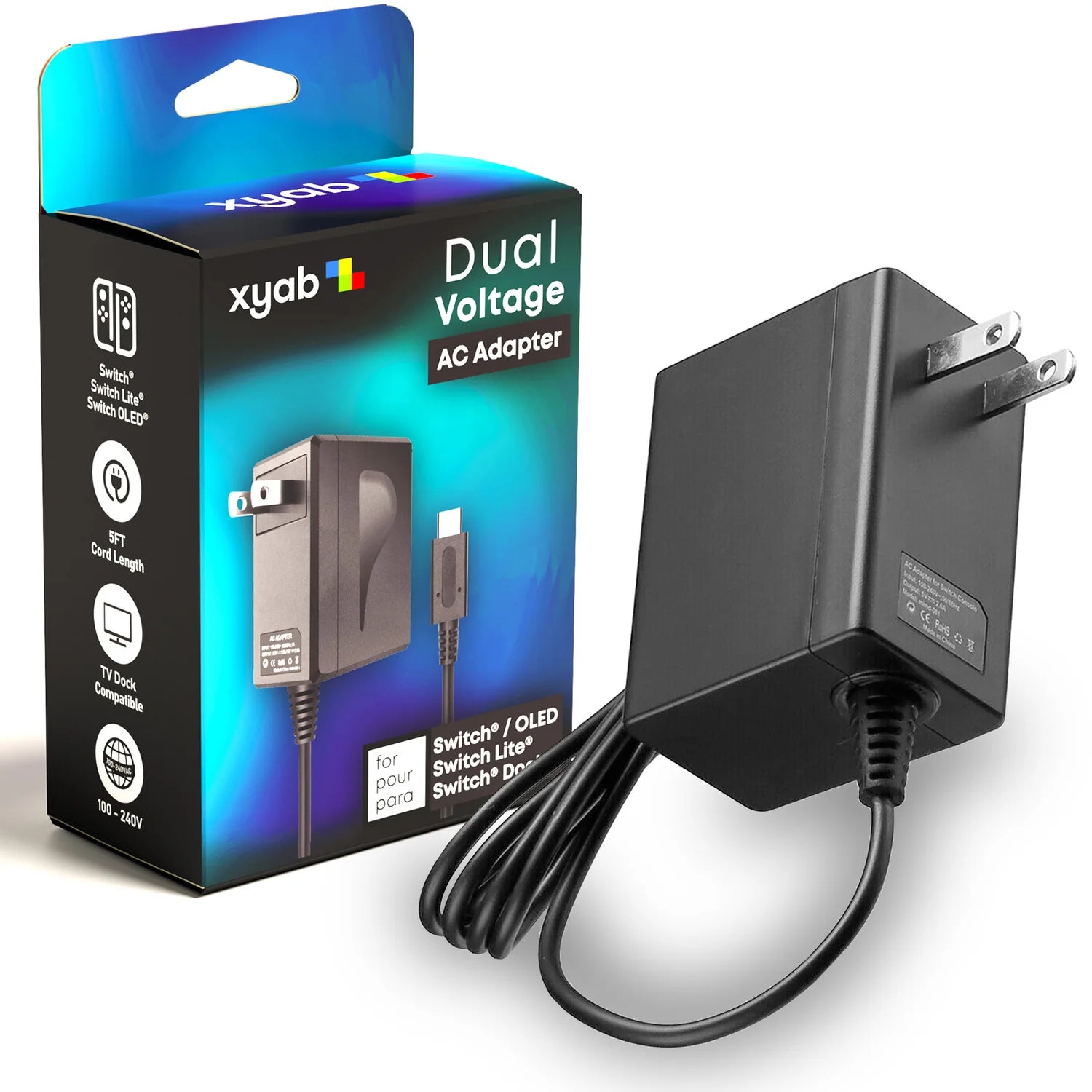 AC Power Adapter Black | (NEW) (Nintendo Switch) – Nostalgic Video
