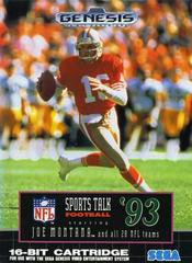 Sports Talk Football '93 Starring Joe Montana | (LS) (Sega Genesis)