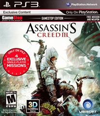 Assassinâs Creed III [Gamestop Edition] | (GB
) (Playstation 3)