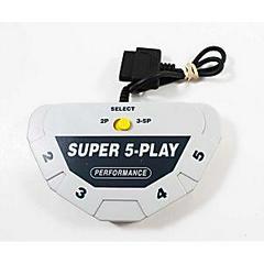 Super 5-Play Performance Multitap | (LS
) (Super Nintendo)