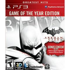 Batman: Arkham City [Game of the Year Greatest Hits] | (CIB) (Playstation 3)