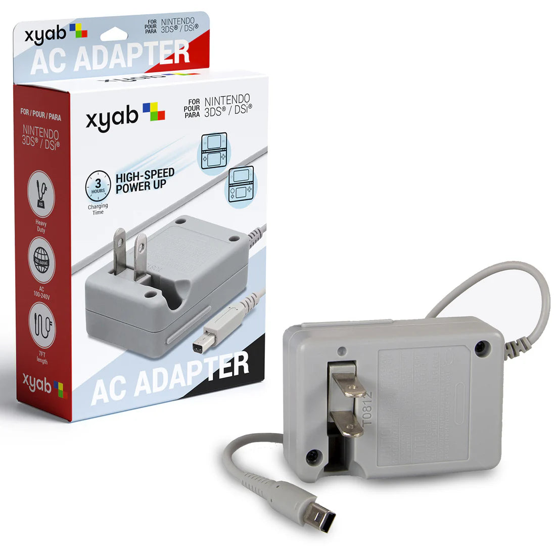 3DS/DSI xyab AC adapter | (NEW) (Nintendo 3DS)