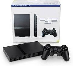Black Slim Playstation 2 System | (LS) (Playstation 2)