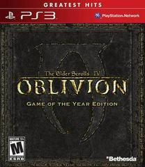 Elder Scrolls IV Oblivion Game of the Year [Greatest Hits] | (CIB) (Playstation 3)