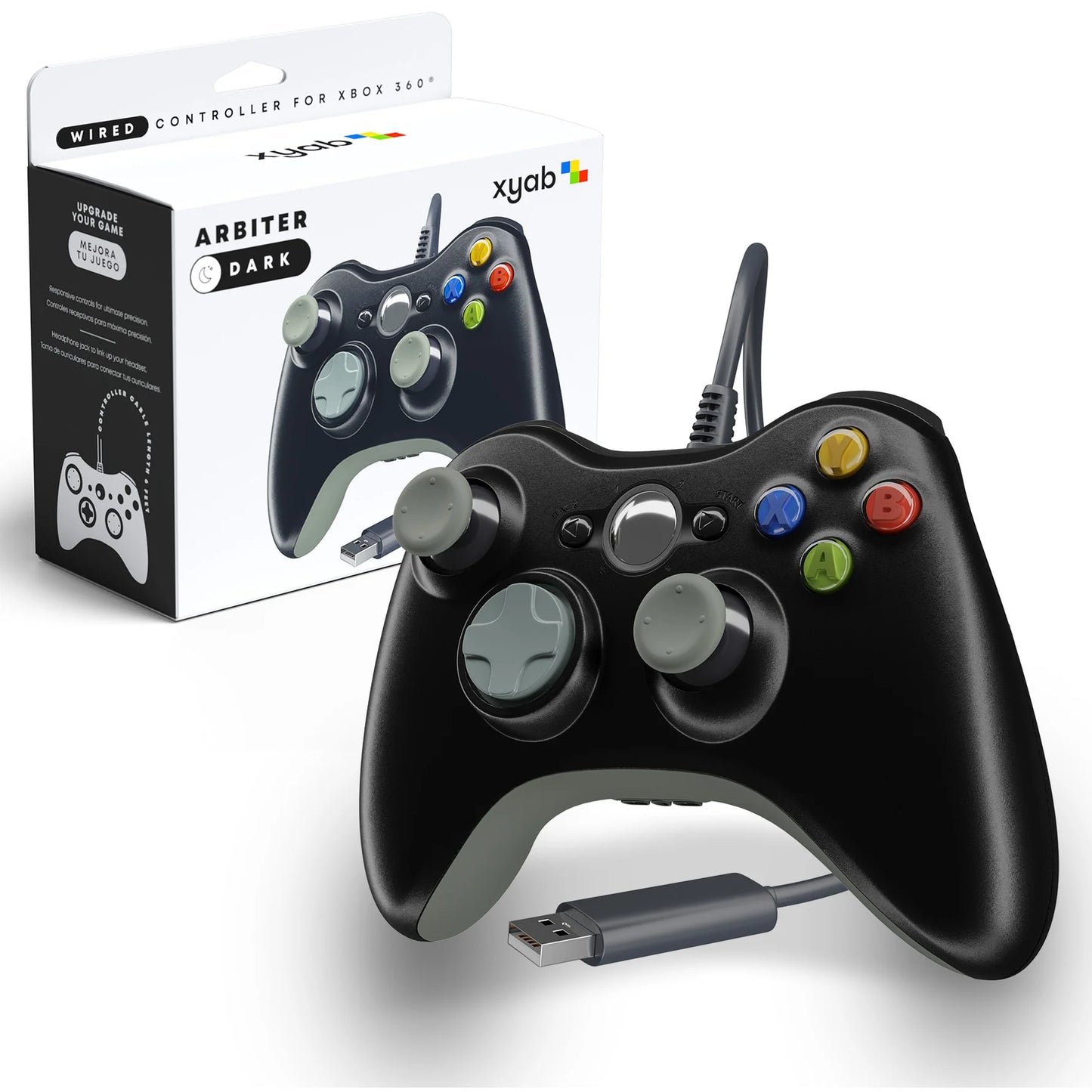 ARBITER Wired Controller - Black (XYAB) | (NEW) (Xbox 360)