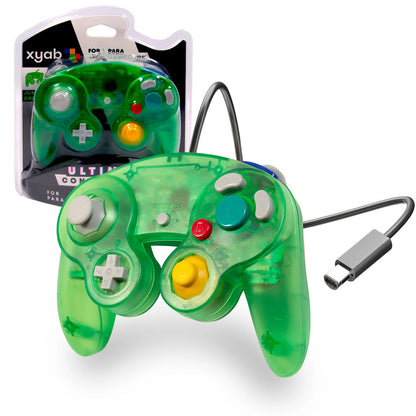 Gamecube/Wii Wired Controller Jungle Green |(XYAB) (NEW)