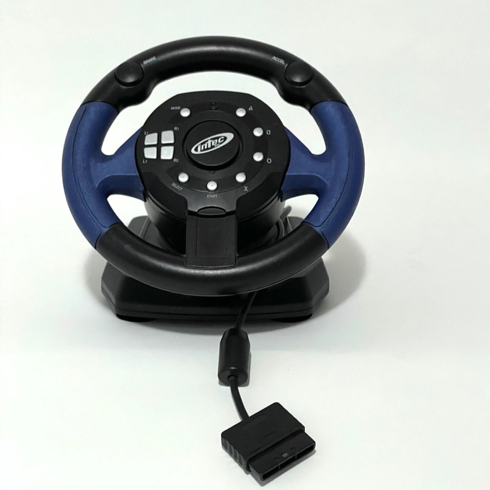 Intec Pro Mini 2 Racing Wheel Blue | (LS) (Playstation 2) – Nostalgic ...