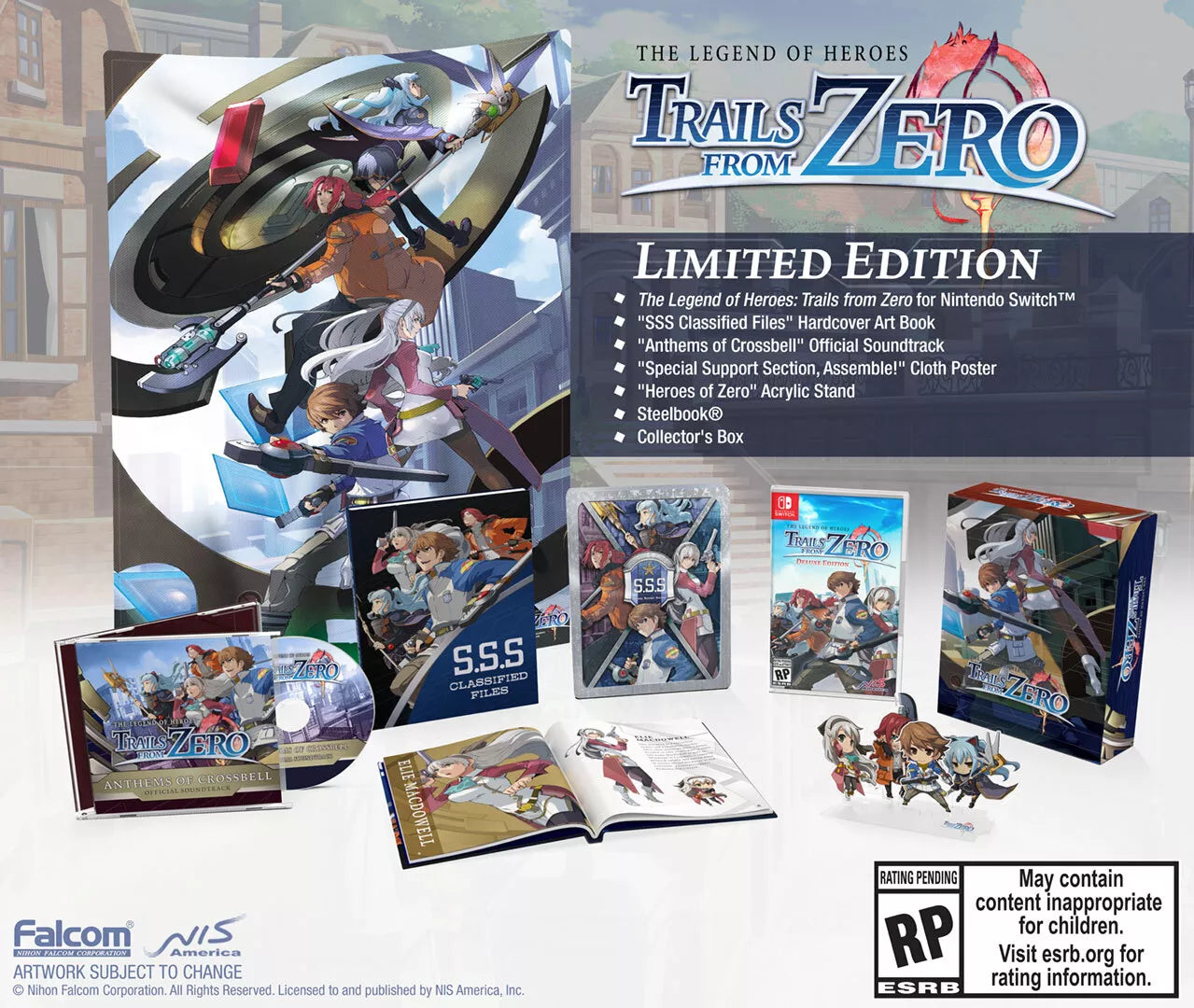 Legend Of Heroes: Trails From Zero [Limited Edition] | (NEW
) (Nintendo Switch)