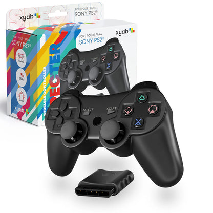 PS2 Wireless Controller SPECTER |Black 2.4ghz (XYAB) (NEW)