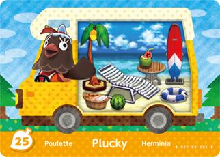 Plucky #25 [Animal Crossing Welcome Amiibo] - (IO) (Amiibo Cards)