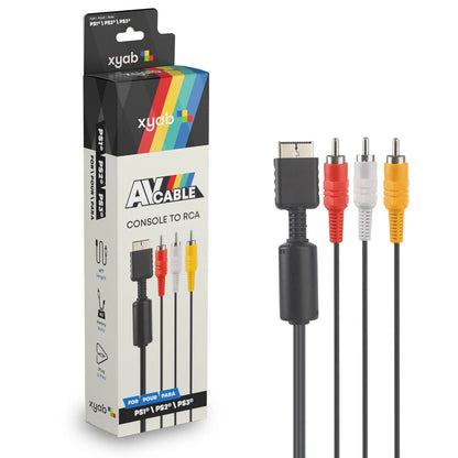 Ps1\Ps2\Ps3 AV Composite Cable| (XYAB) new