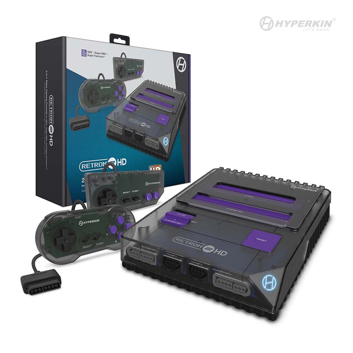 Retron 2 HD - Black | (NEW) (Super Nintendo)