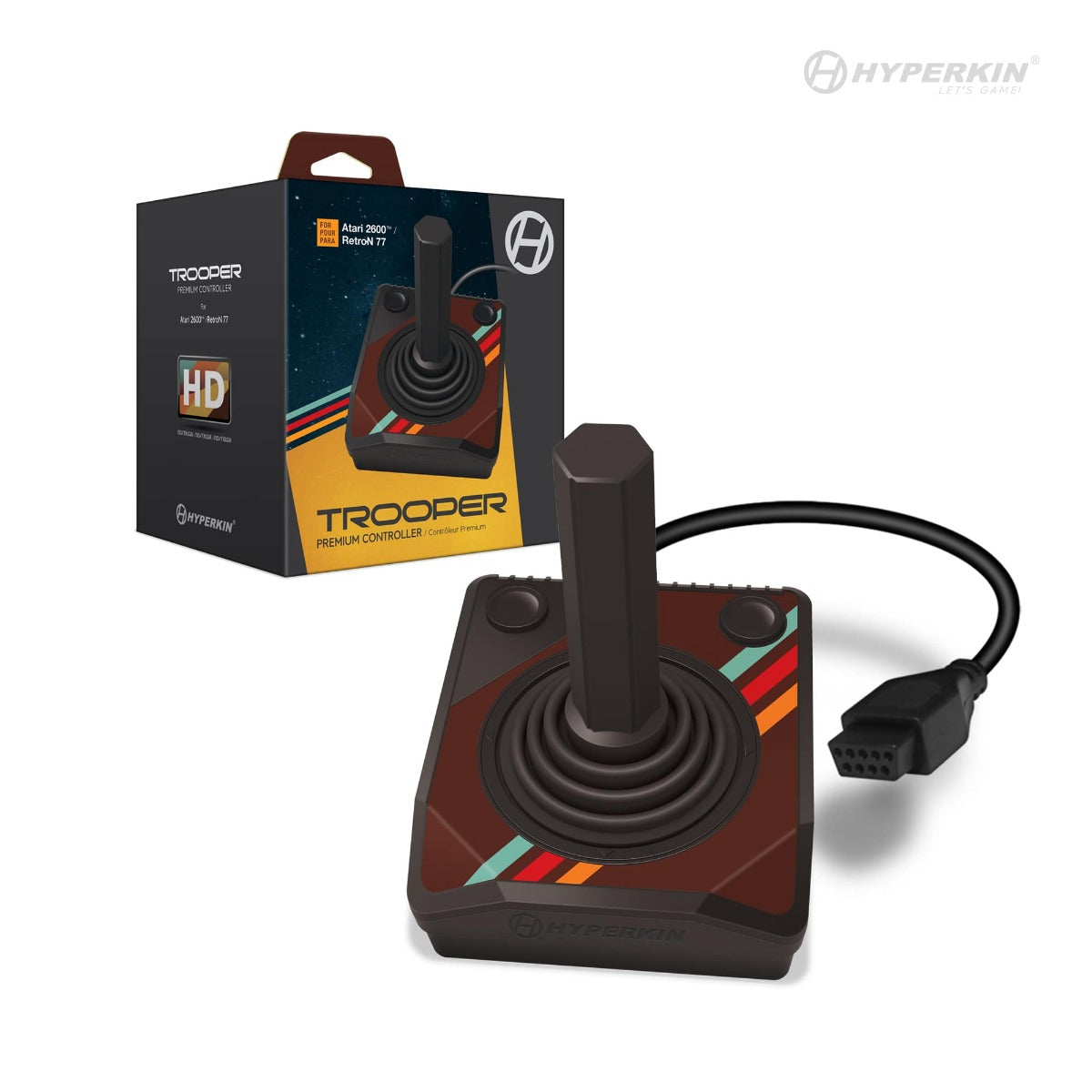 "Trooper" Premium Controller for 2600/ RetroN 77 - Hyperkin | (NEW) (Retron)