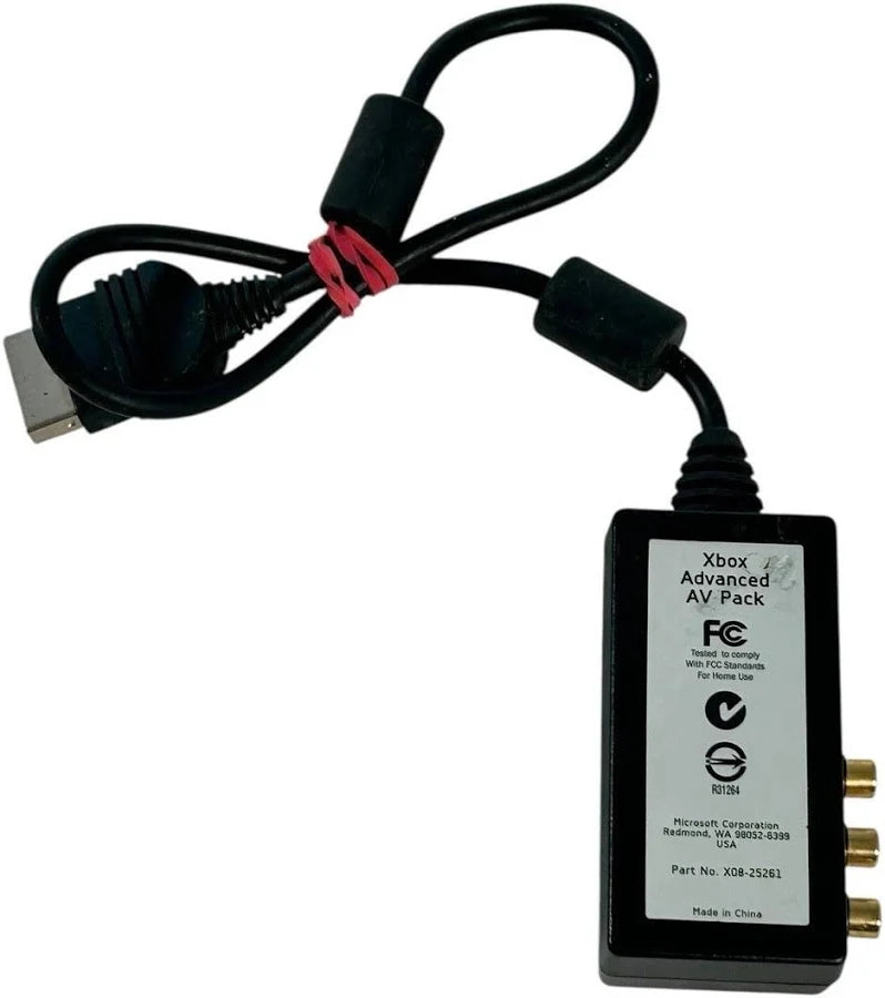 Xbox Advanced AV Pack (LS) – Nostalgic Video Games & Arcade