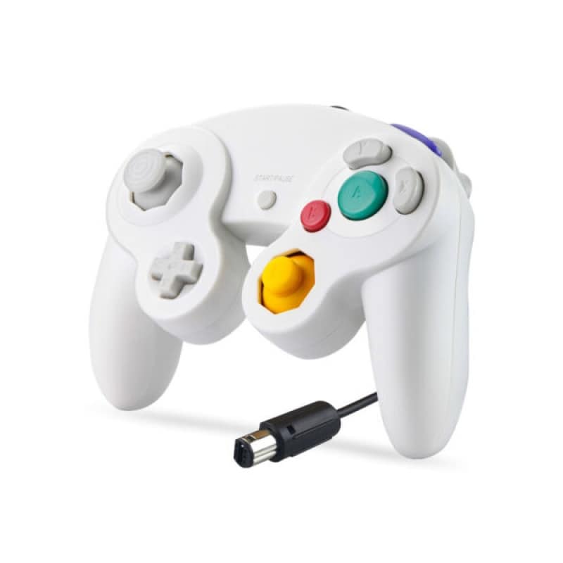 Gamecube Controller White Old Skool Nostalgic Video Games 