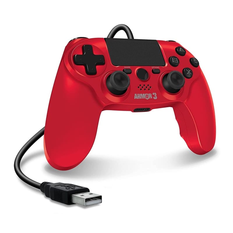 Wireless Controller For Ps4pcmac Red Armor3 Nostalgic Video Games 