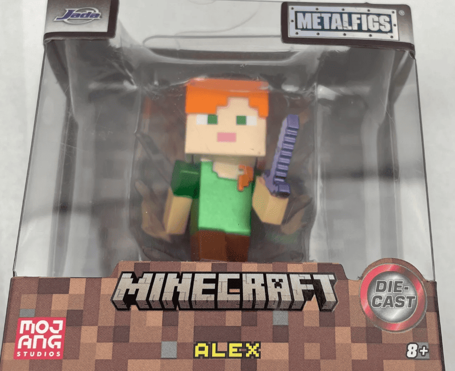 Minecraft Diecast MetalFigs – Alex Figure | Nostalgic Video Games